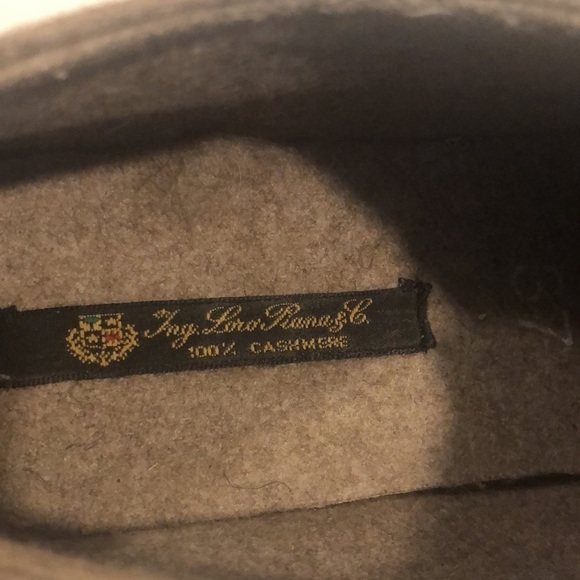 Superga sneakers Loro Piana cashmere sneakers in a mushroom taupe color 6 1/2 wn - Picture 10 of 10